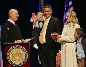 Delaware Gov. Matt Meyer takes oath