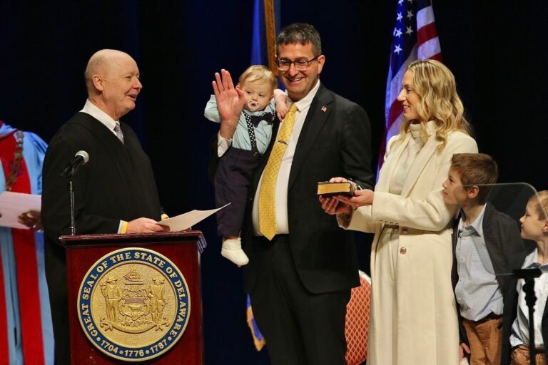 Delaware Gov. Matt Meyer takes oath