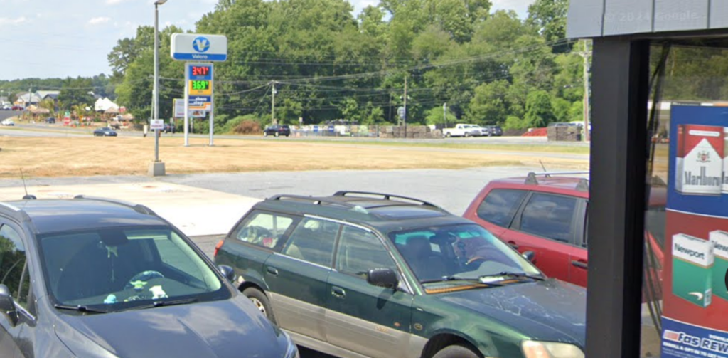 Valero station near Milford