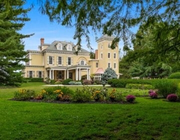 A mansion on a large estate