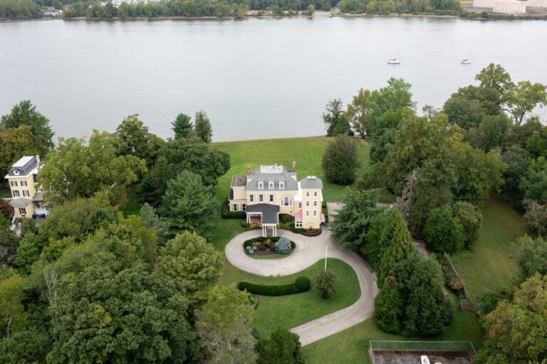 A mansion on a large estate