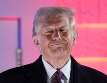 Donald Trump smiles