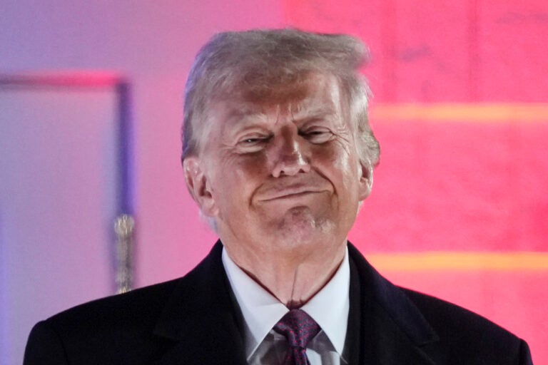 Donald Trump smiles