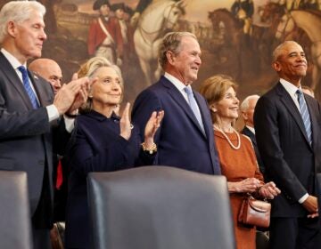 Former presidents at Trump inauguration