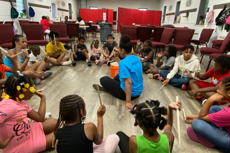 Generation Music, a Philly-based nonprofit co-founded by Chloe Cooper and Claire Casanova, two CAPA graduates, teaches music education to students in underserved communities. (Courtesy of Generation Music.