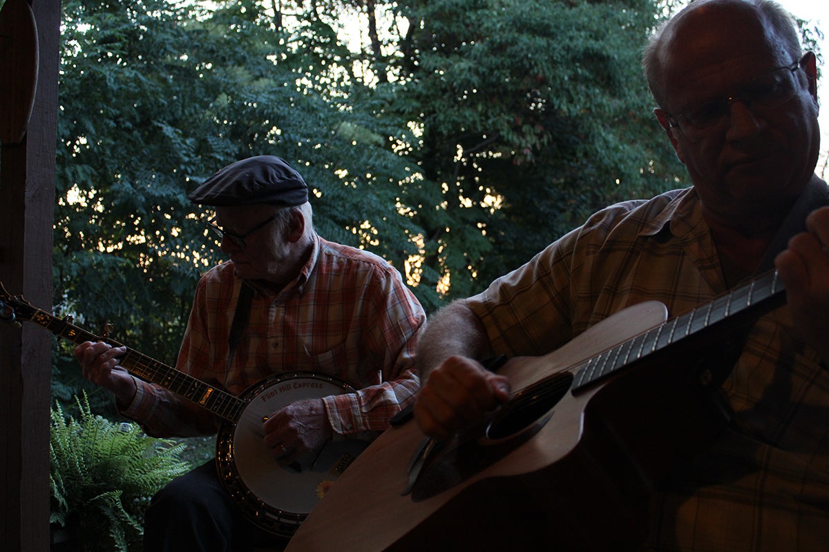 Musicians at the Hilltown German Club