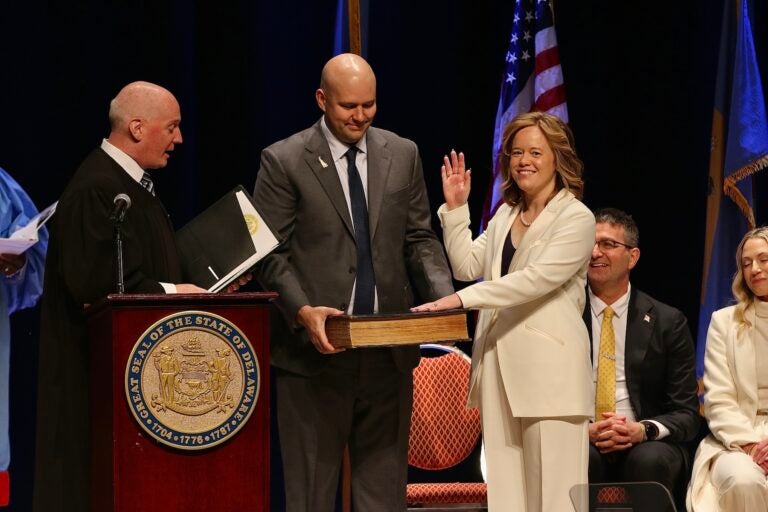 Kyle Evans Gay takes oath of office