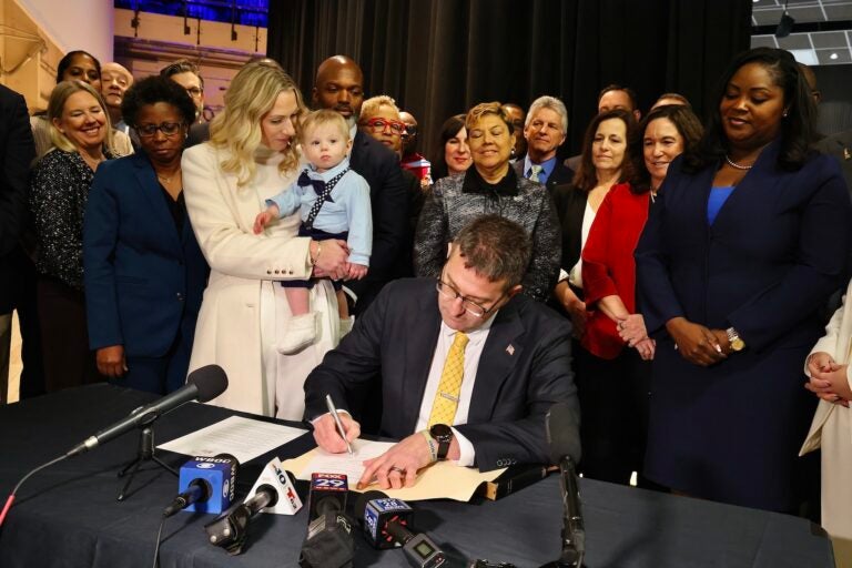 Delaware Gov. Matt Meyer signs his first executive order