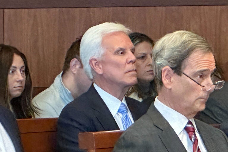 George Norcross sitting in the courtroom