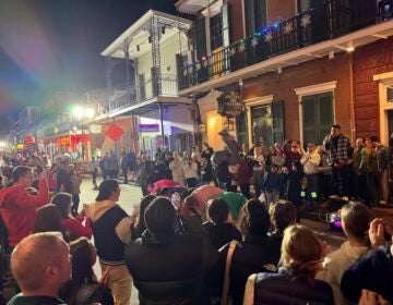 Crowds return to a reopened Bourbon Street on Jan. 2, 2025, the day after the deadly truck attack in New Orleans. (Jack Brook/AP)