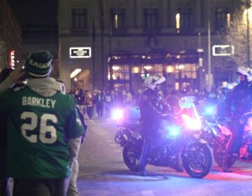 police on bikes on the street