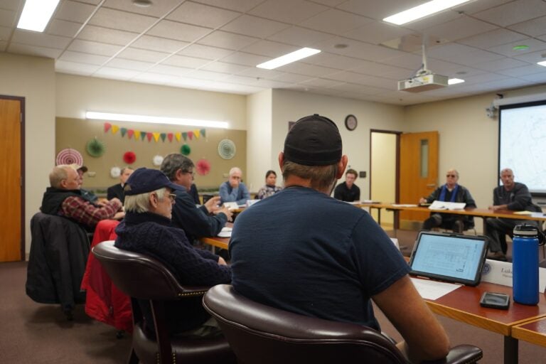 People sitting and speaking