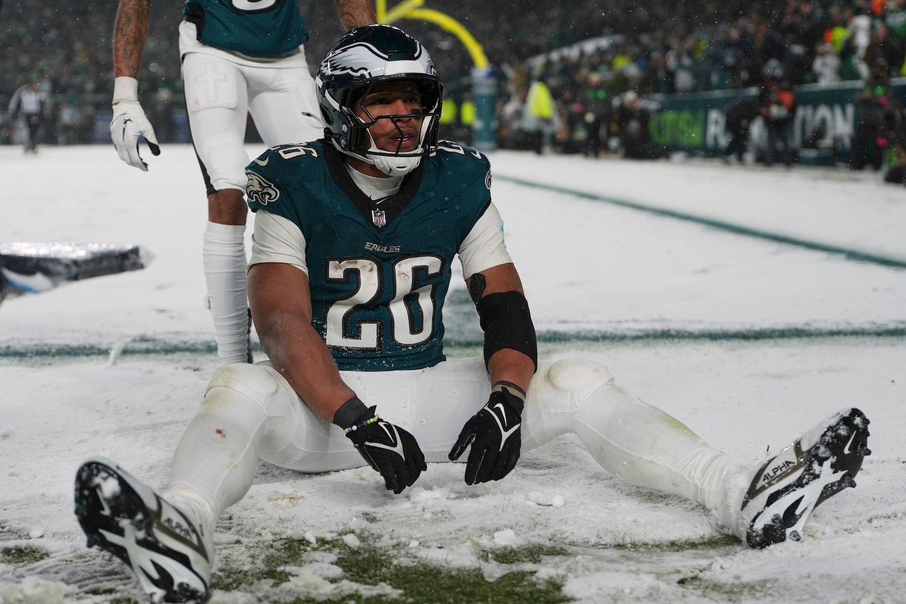 Eagles' Saquon Barkley running his way into NFL record book - WHYY
