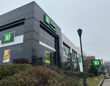 The exterior of a TD Bank building