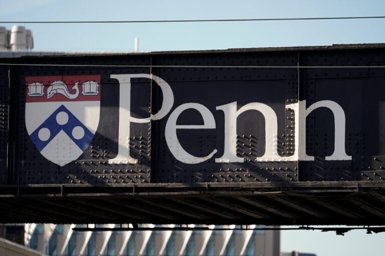 A University of Pennsylvania sign