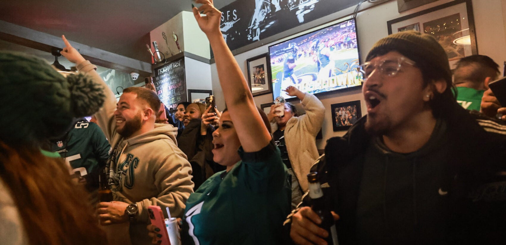 fans cheering