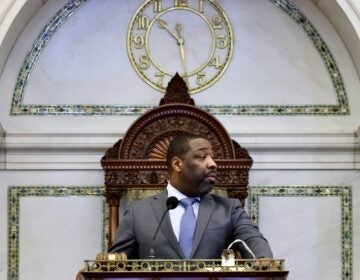 2025 01 23-e lee-kenyatta johnson-philadelphia city hall council chambers head turned Kenyatta Johnson looks on