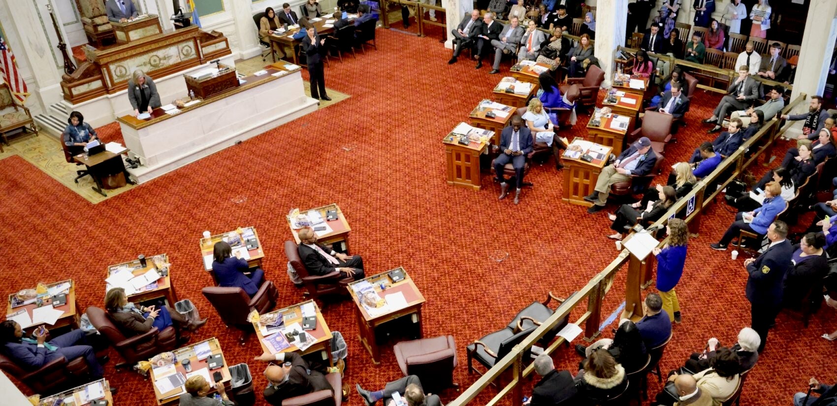 an overhead view of City Council