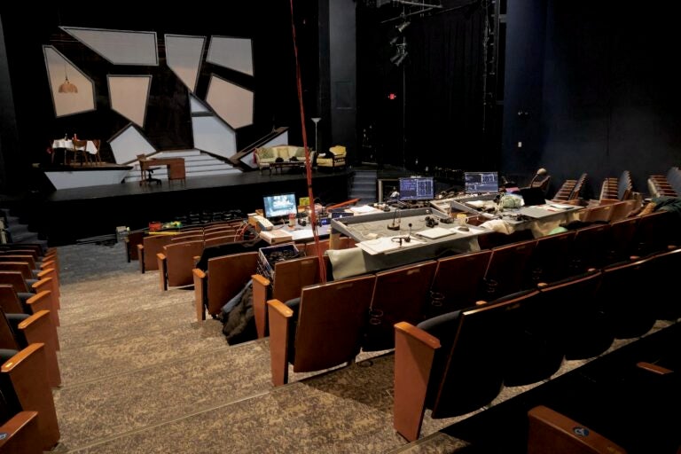 the seats at the Bristol Riverside Theatre