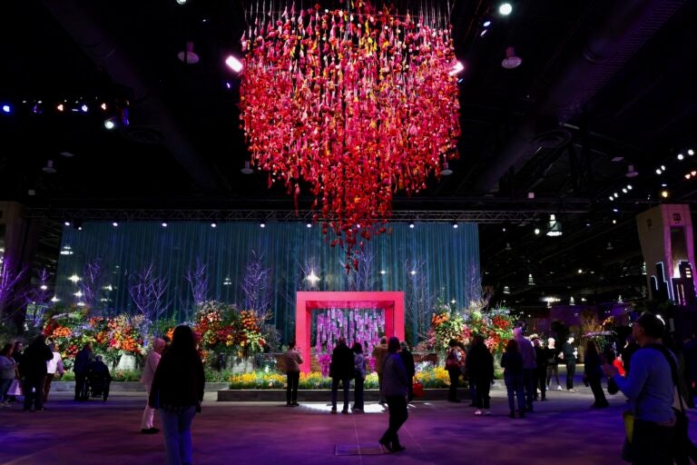 The entrance to the Flower Show