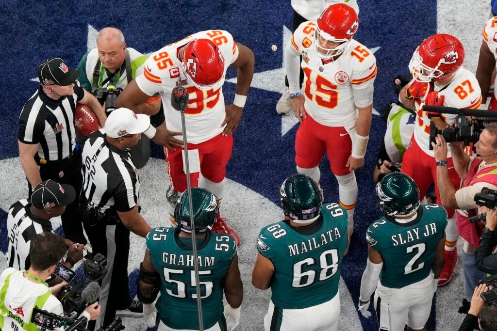 Coin Toss at the super bowl