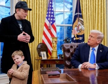 President Trump is joined by Tesla and SpaceX CEO Elon Musk