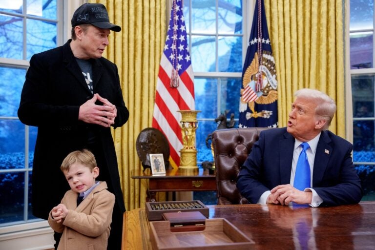 President Trump is joined by Tesla and SpaceX CEO Elon Musk