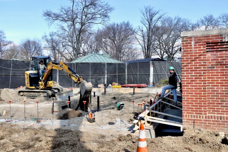 Restroom expansion project at Franklin Square Park