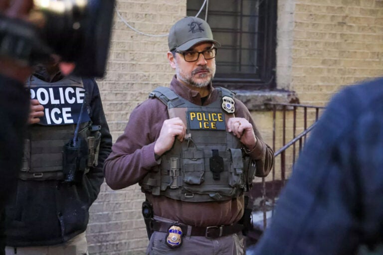 Caleb Vitello, the acting head of U.S. Immigration and Customs Enforcement, during operations in New York City last month. (ICE via/Getty Images)