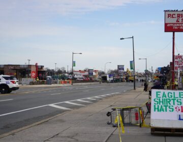 Philly plane crash site