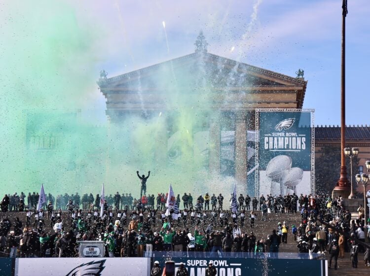 The Philadelphia Eagles Super Bowl victory celebration