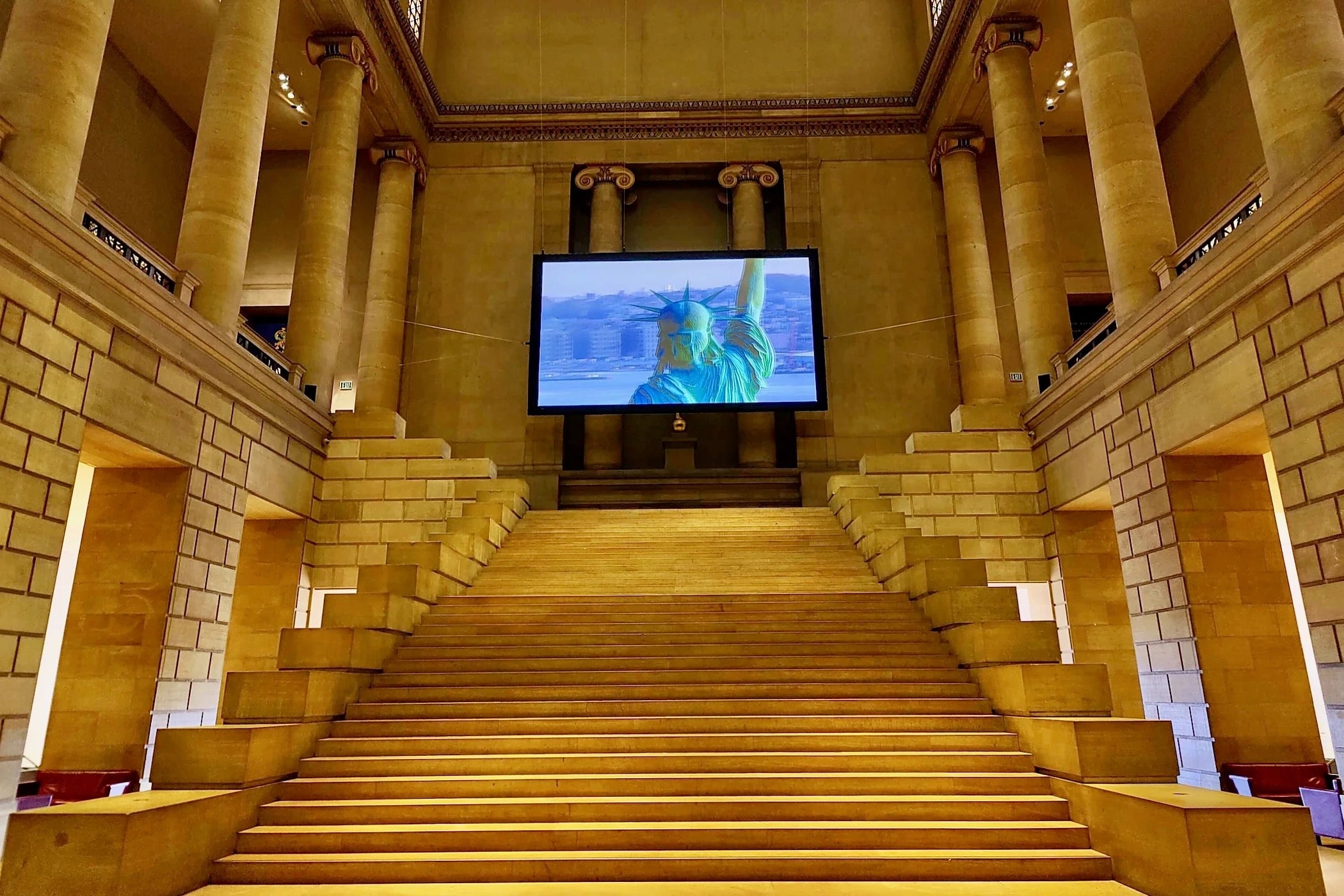 inside the Philadelphia Museum of Art