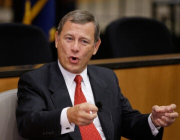 Supreme Court Chief Justice Roberts speaking at the University of Nebraska Lincoln