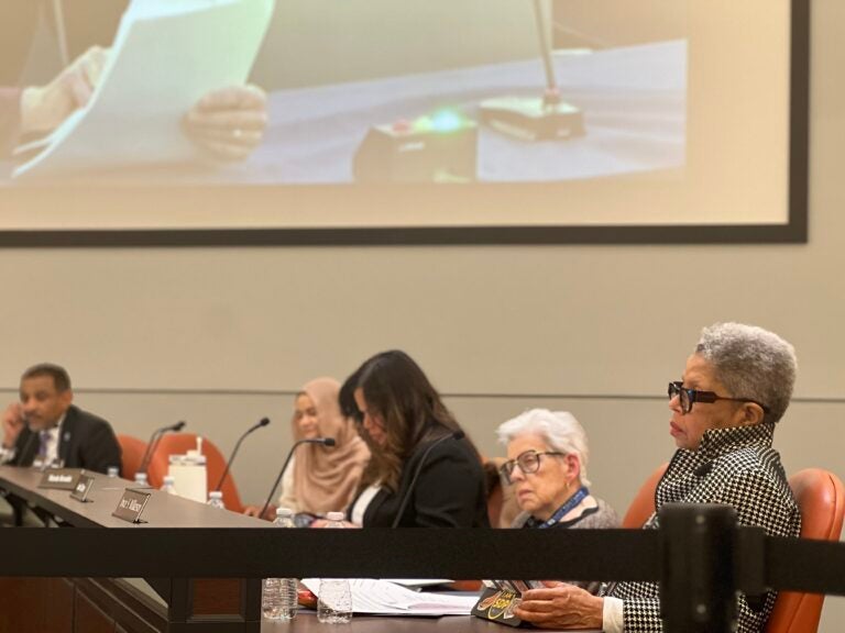 board members at a meeting