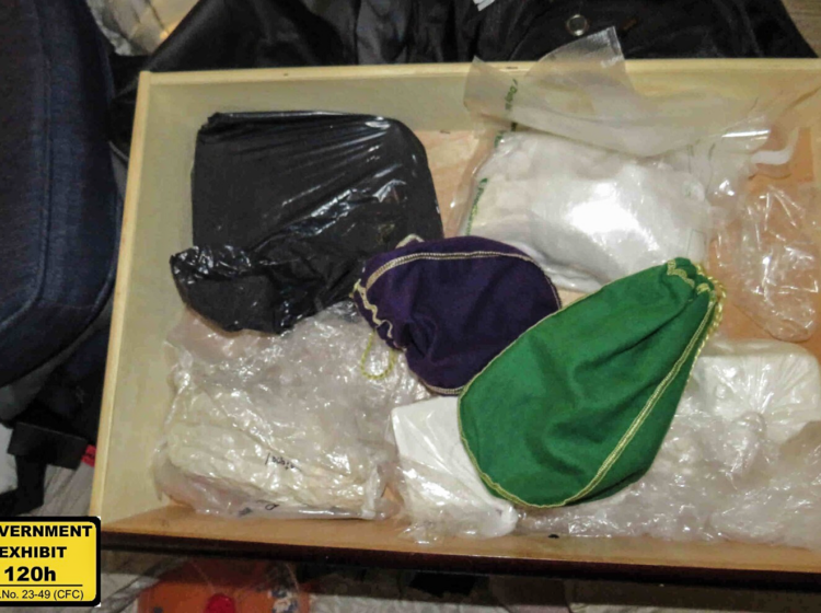 A view of fentanyl and other drugs seized by law enforcement in Delaware
