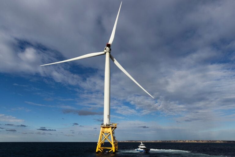 an offshore turbine