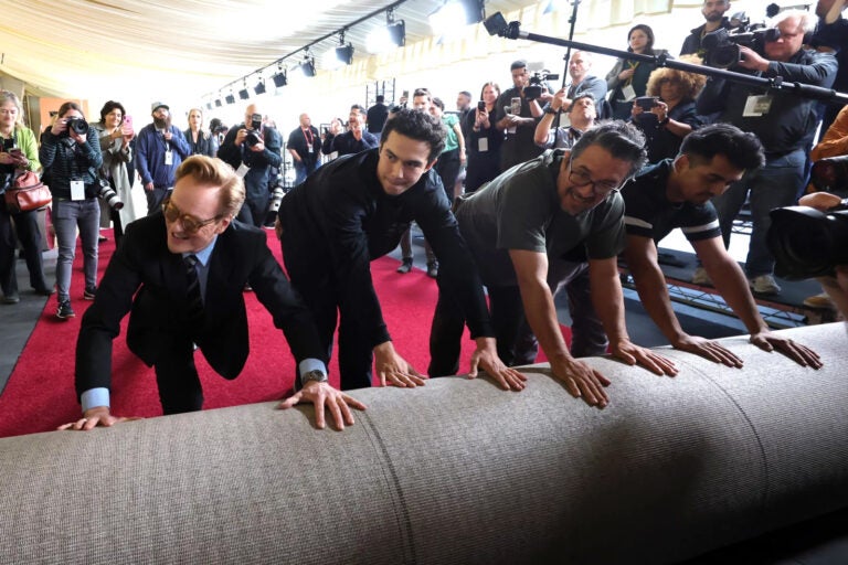 Conan O'Brien and others roll out a carpet for the Oscars