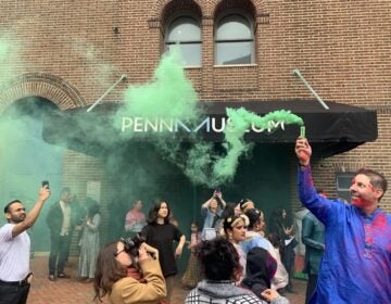 CultureFest! Holi attendees release colorful smoke