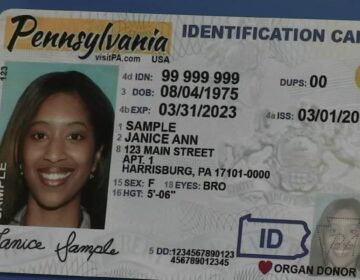 a sample Pennsylvania REAL ID