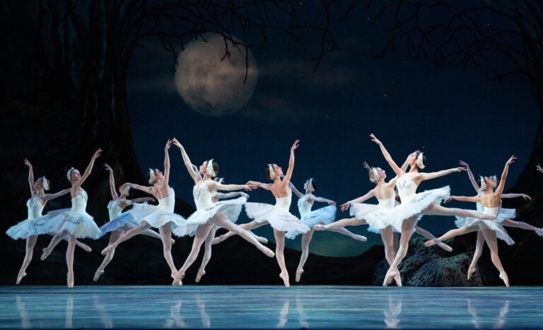 Dancers appear in ''Swan Lake''