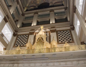 A large, ornate organ in Philadelphia
