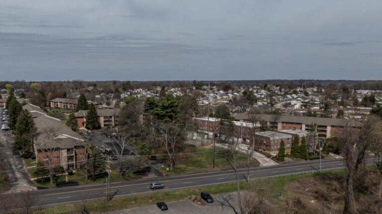 Overhead photo of a residential area