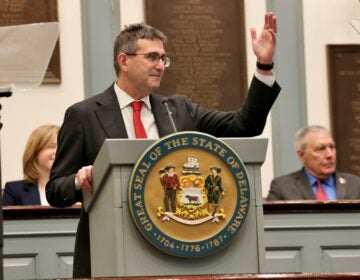 Matt Meyer raises his hand