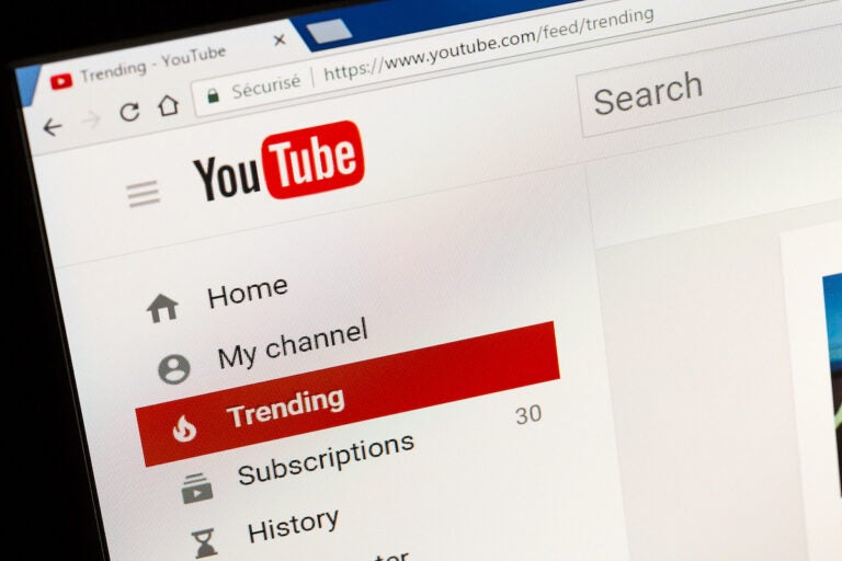 Paris, France – June 05, 2017 : Youtube Website Home Page. Youtube Is A Video-sharing Website, Creat YouTube uses an algorithm designed to deliver content that each user is most likely to enjoy. (Bigstock/Pixinoo)