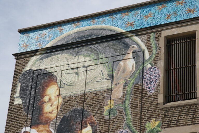 The Holy Trinity mural in Philadelphia