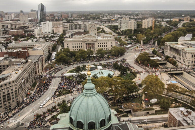 aerial view of the Parkway