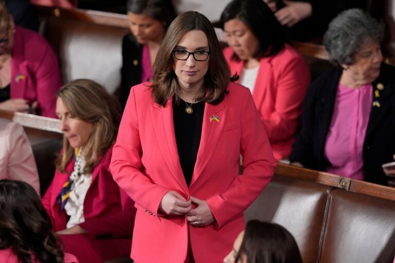 Sarah McBride in the House Chamber