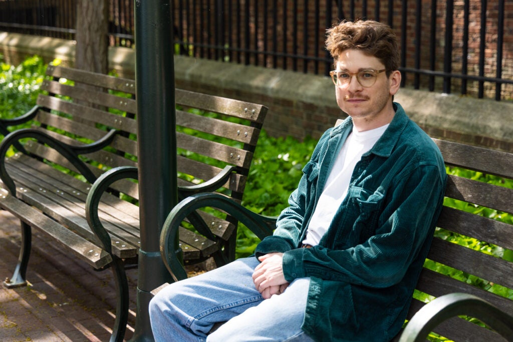Justin Roncaioli poses for a photograph