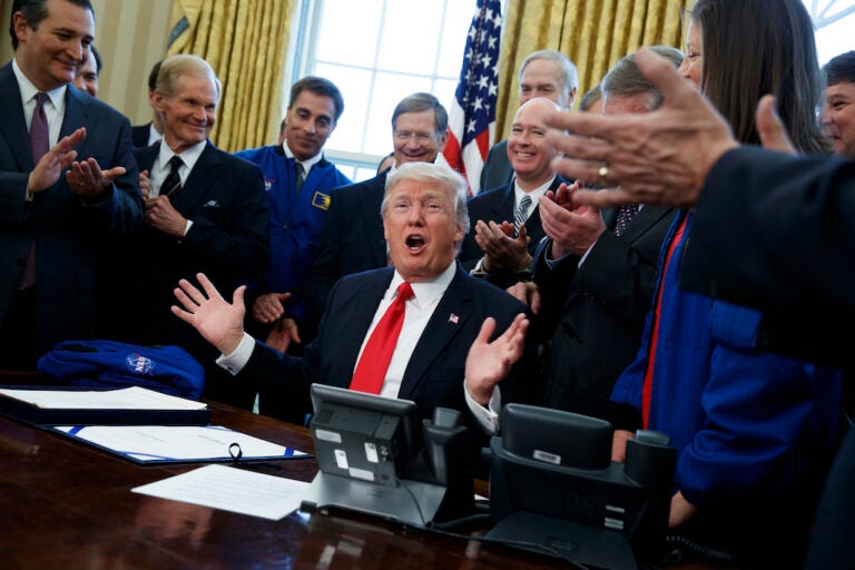 US Presidents AP Photo Coverage President Donald Trump speaks in the Oval Office of the White House in Washington. (AP Photo/Evan Vucci)