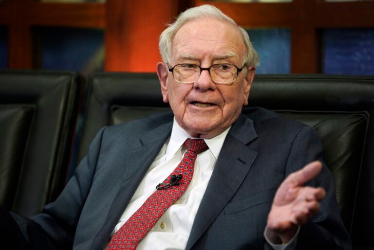 Berkshire Hathaway Berkshire Hathaway Chairman and CEO Warren Buffett speaks during an interview (AP Photo/Nati Harnik, File)
